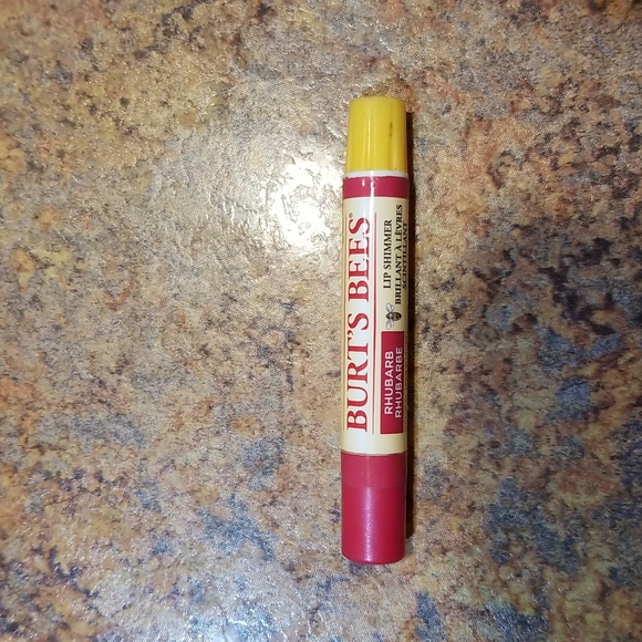 Burt's Bees rhubarb Lip Shimmer balm stick, NWT, 2.6 g - Picture 1 of 2
